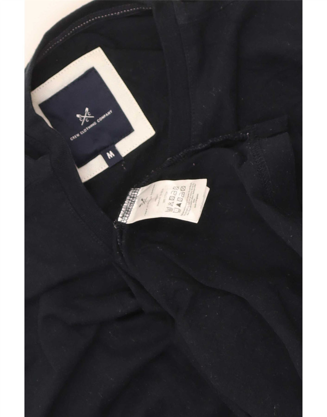 Crew Clothing T-Shirt Homme Bleu Marine Moyen Coton