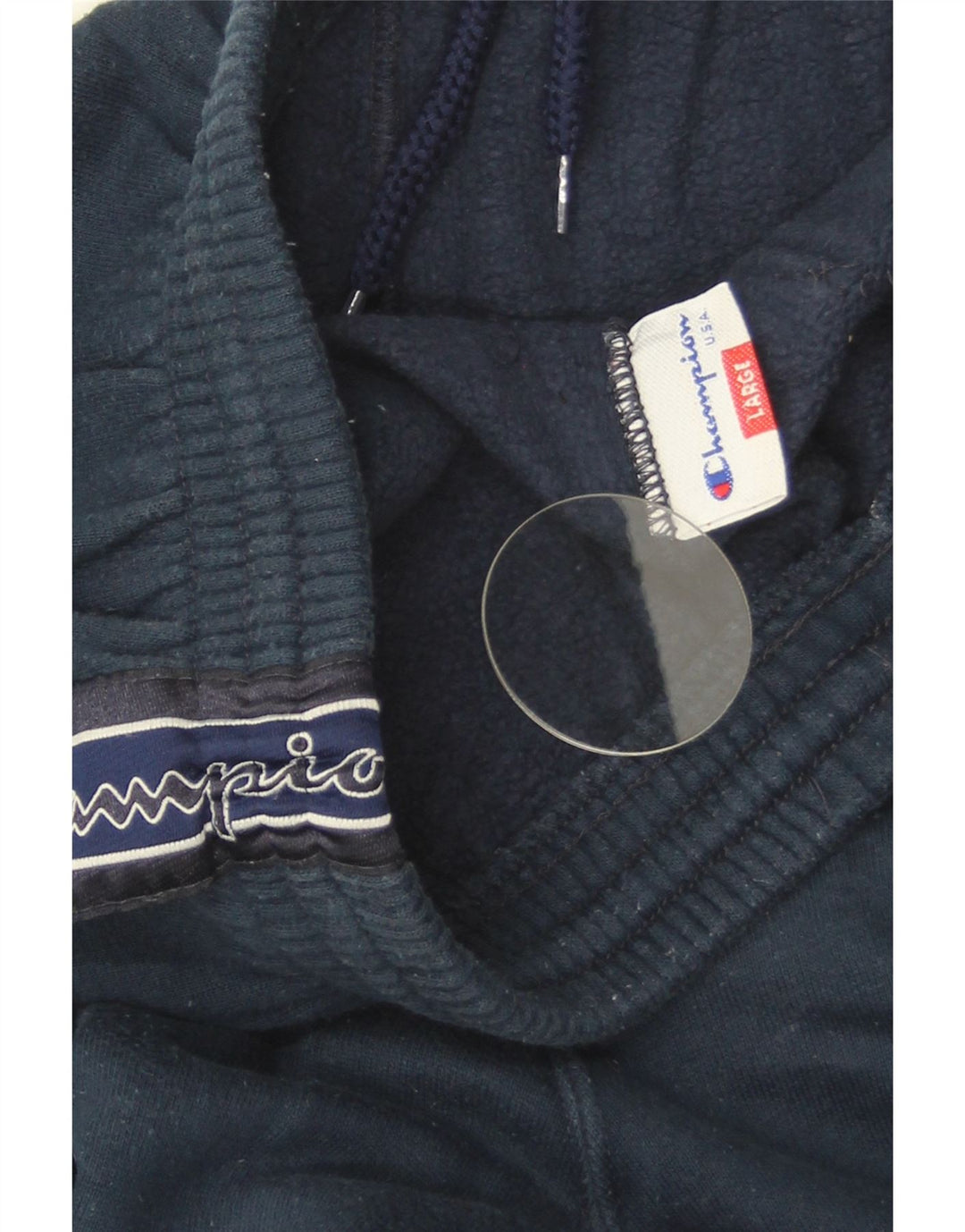 Champion Survêtement complet graphique pour homme en coton bleu marine Taille L