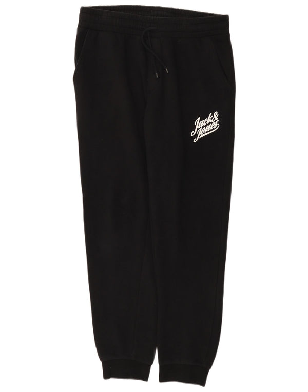Jack & Jones Pantalon De Survêtement Graphique Joggers Coton Noir Moyen