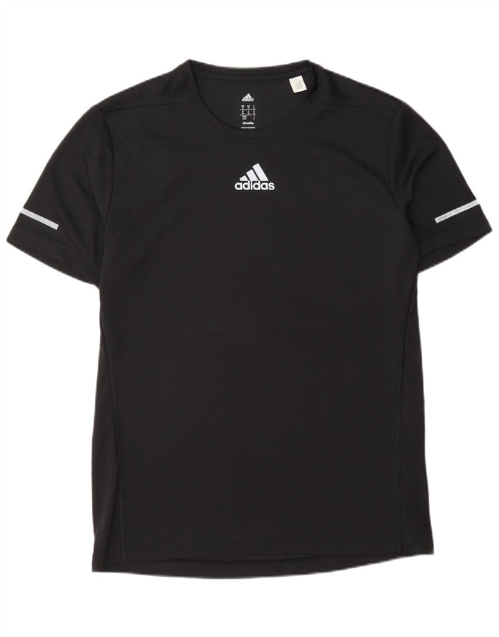 Adidas Climalite T-Shirt Top Homme Noir Moyen