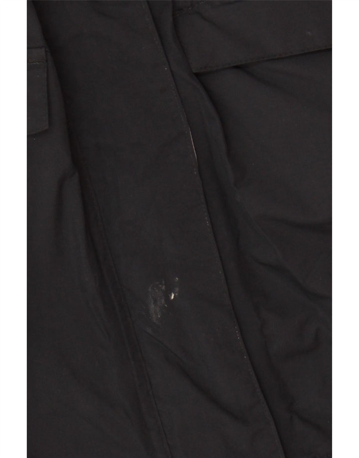 Mountain Warehouse Veste de pluie à capuche pour femme UK 14 Large Noir Nylon