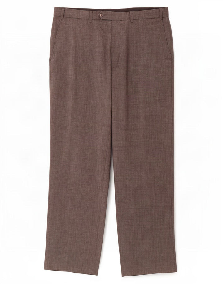 Marks & Spencer Pantalon de Costume Droit Homme W36 L31 Noir Polyester