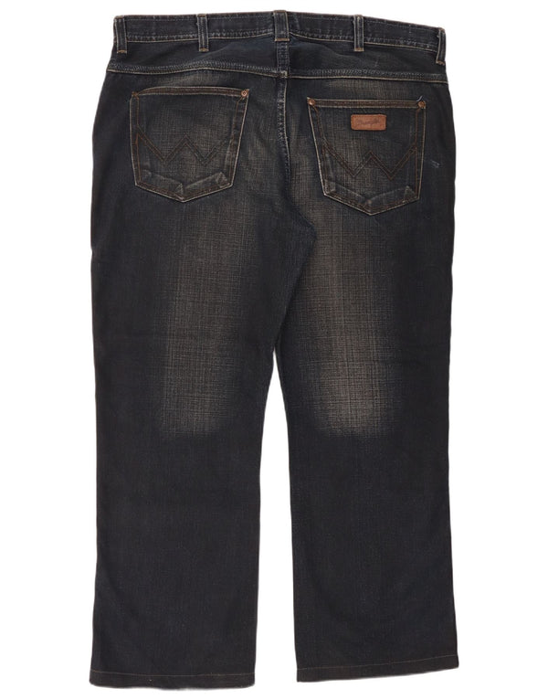 Wrangler Jean Droit Roxboro Homme W38 L28 Bleu Marine Coton