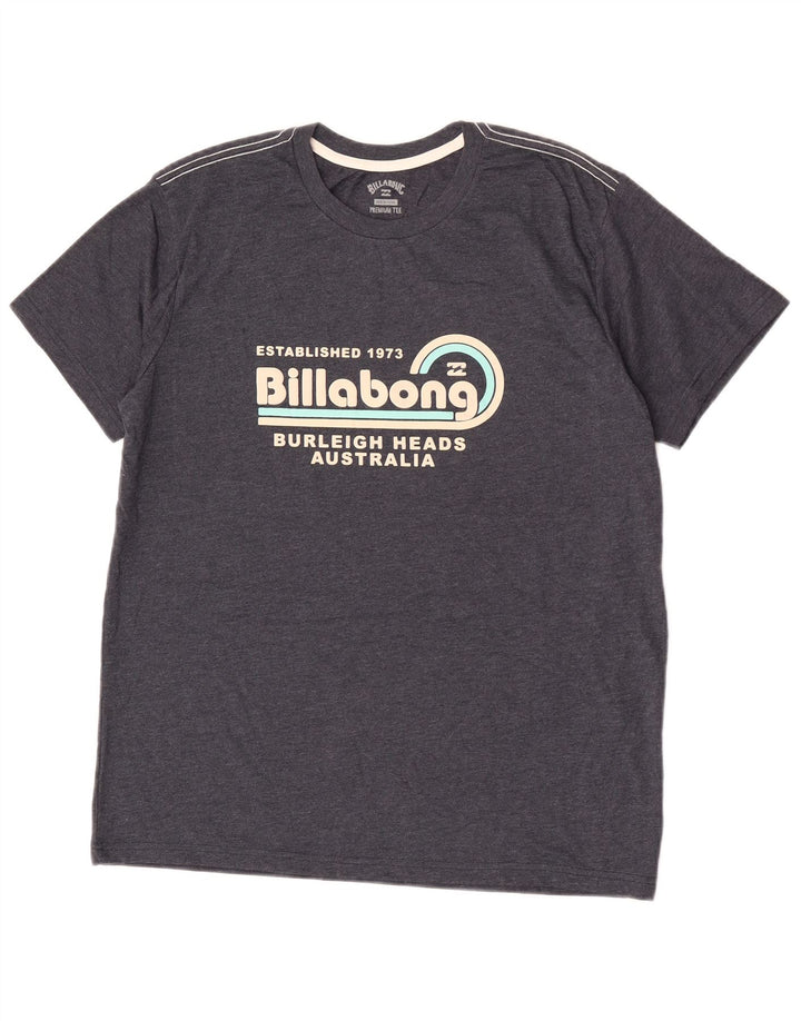 Billabong T-Shirt Graphique Homme Gris Moyen Coton