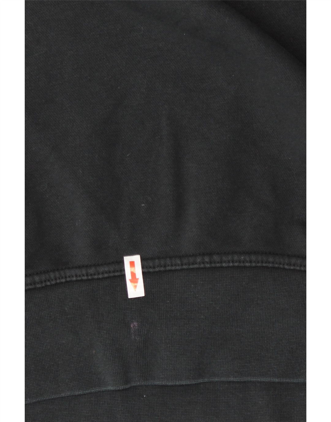 Nike Pull à capuche graphique pour femme UK 14 en coton noir moyen