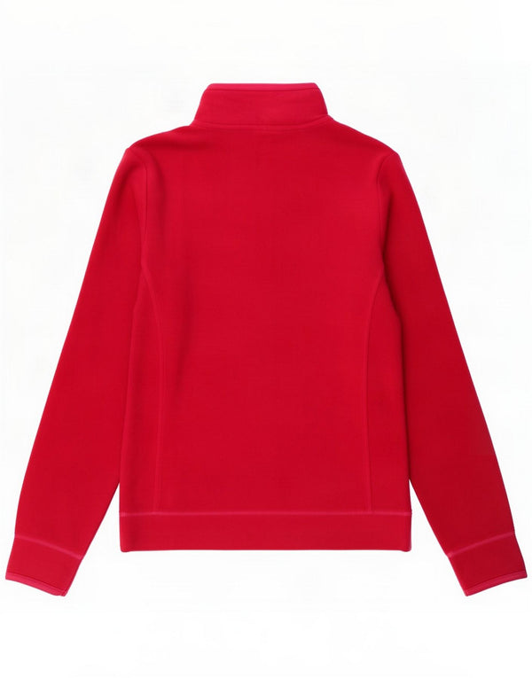 Champion Pull polaire à col zippé pour femme UK 14 Polyester bordeaux moyen