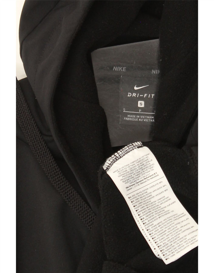 Nike Hommes Dri Fit Zip Sweat à capuche Petit Noir Polyester