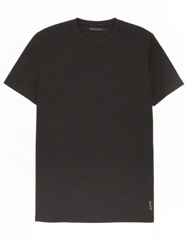 T-shirt French Connection pour homme en coton moucheté gris Large