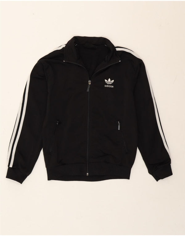 Veste de survêtement Adidas Garçon 11-12 ans Noir Polyester