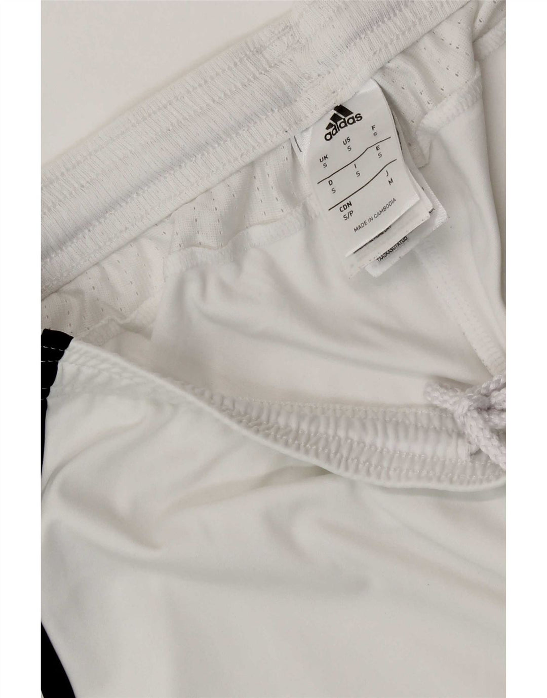 Adidas Short de sport Juventus pour femme UK 8 Small Blanc Polyester