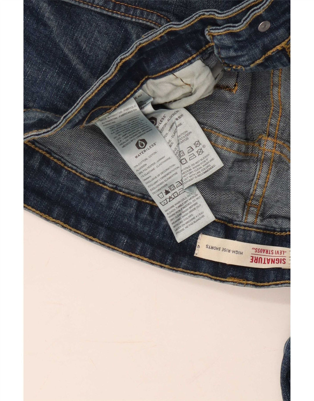 Levi's Jean Slim 511 Taille Haute W38 L32 Homme Bleu Coton