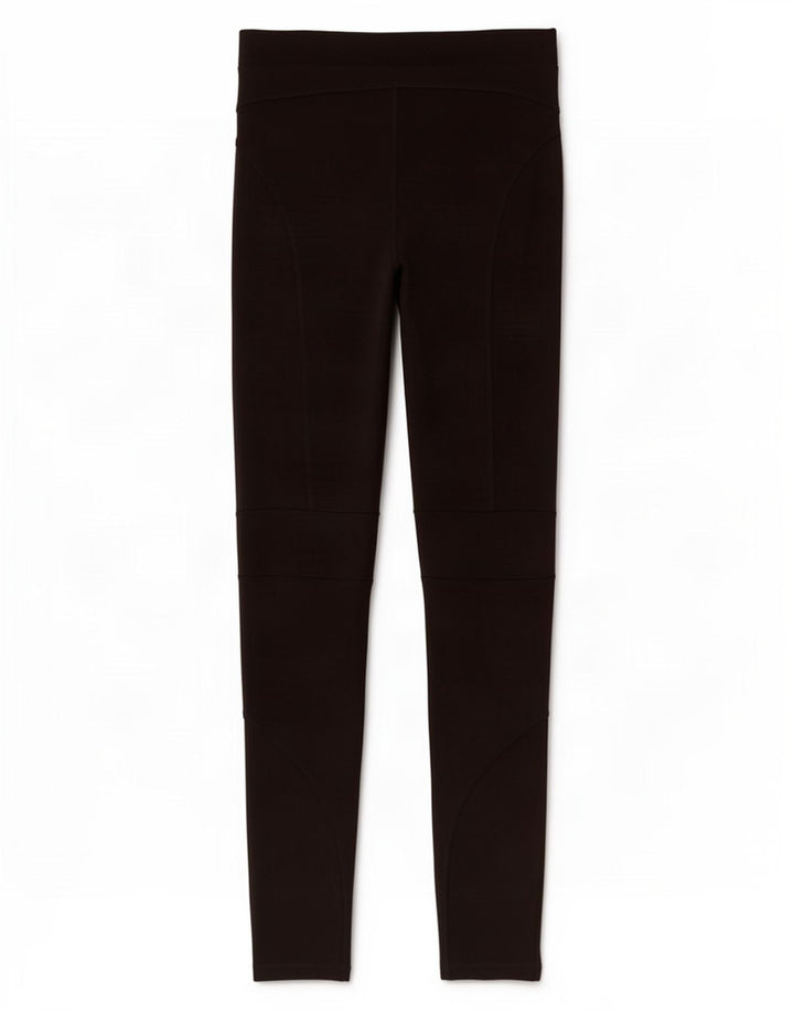 Zara Leggings Femme UK 14 Moyen Noir