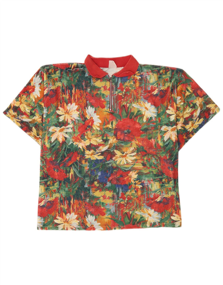 Polo Homme Vintage XL Multicolore Floral