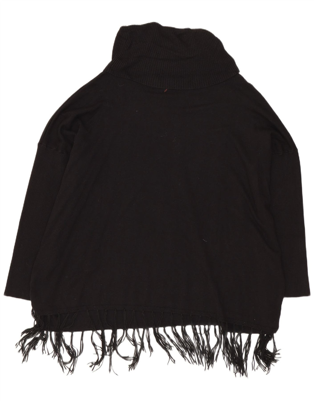 Desigual Pull surdimensionné à col roulé pour femme UK 18 XL Noir Viscose