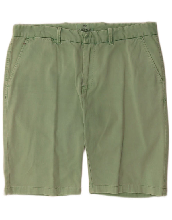 Scotch & Soda Short Chino Homme W34 Large Vert Coton