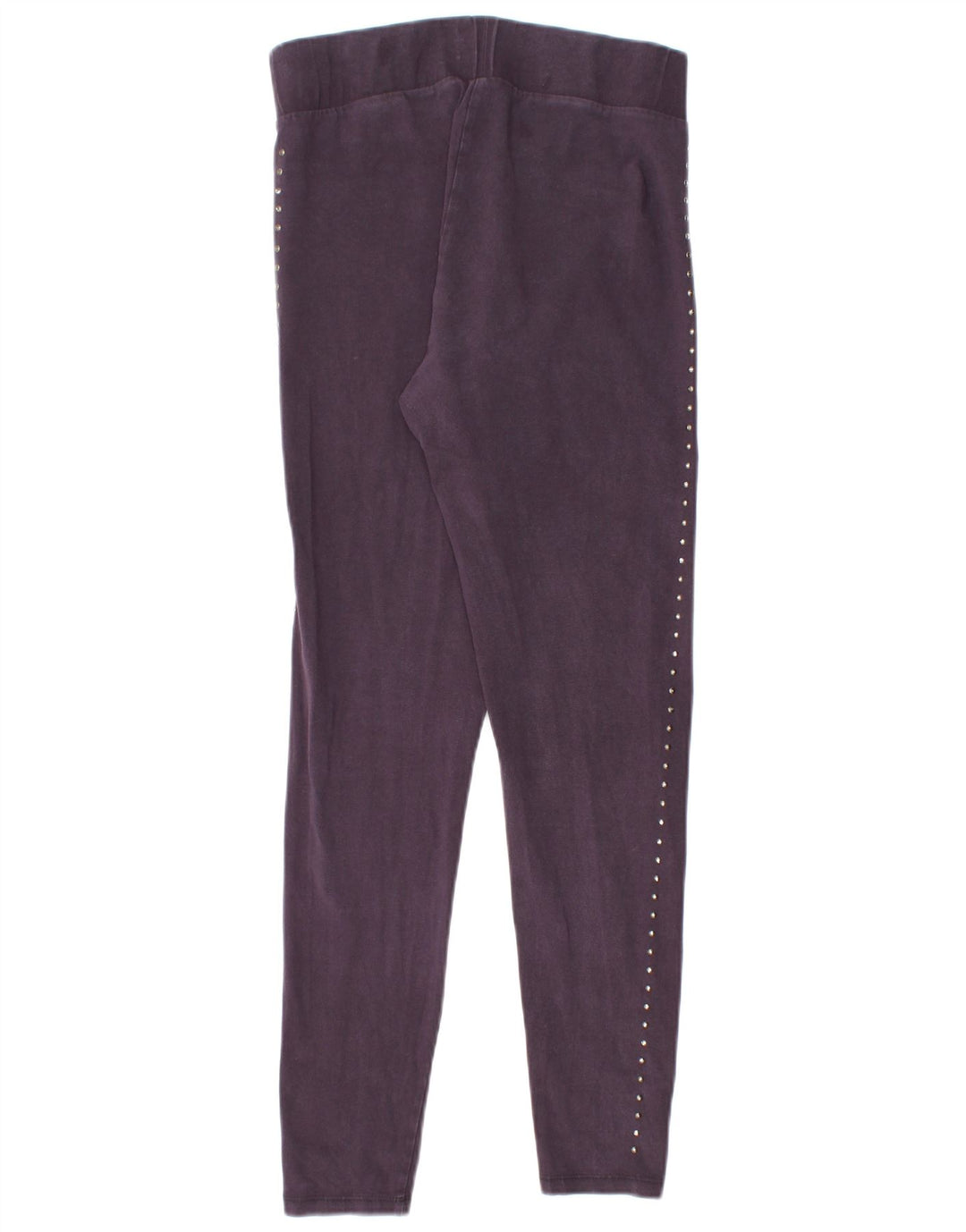 Marks & Spencer Leggings pour femme UK 12 Coton à pois violet moyen