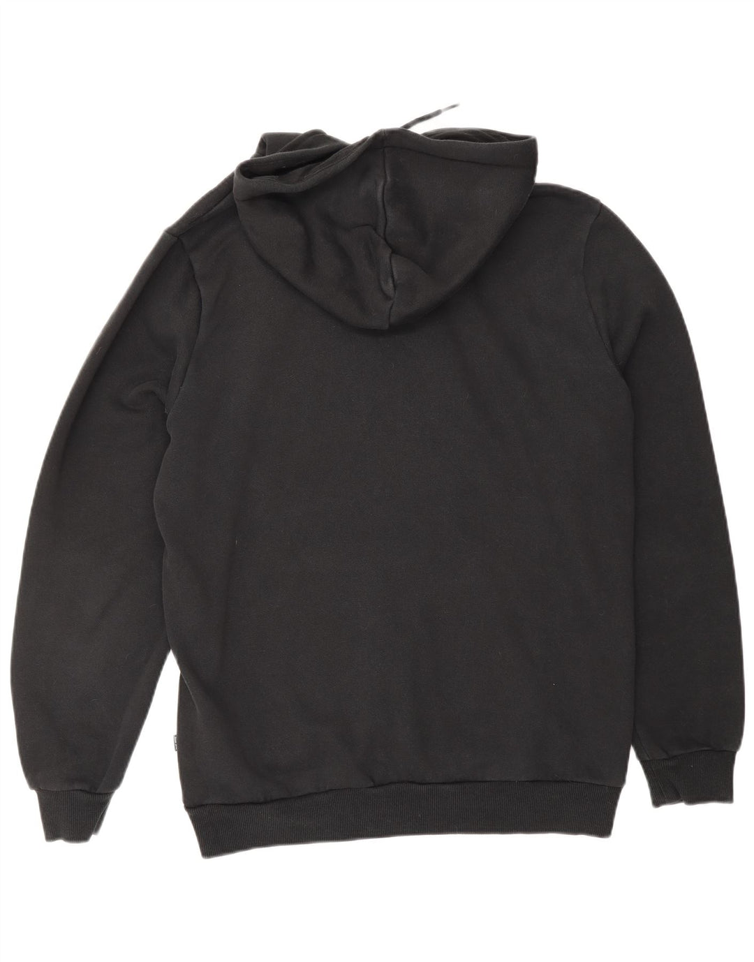 PUMA Mens Hoodie Jumper Medium Black Cotton