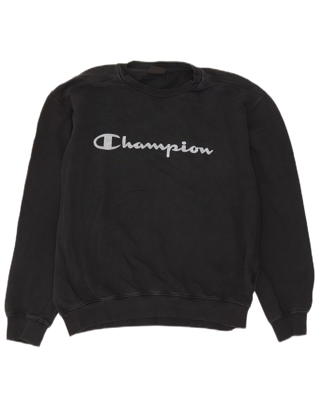 Champion Sweatshirt Graphique Femme Jumper XL Noir Coton