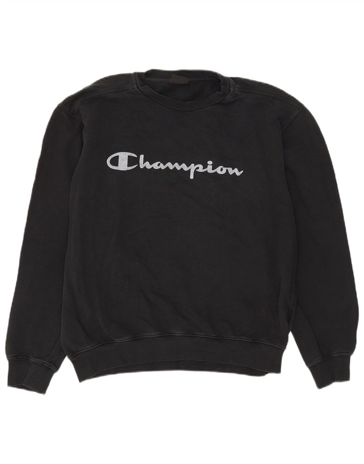 Champion Sweatshirt Graphique Femme Jumper XL Noir Coton