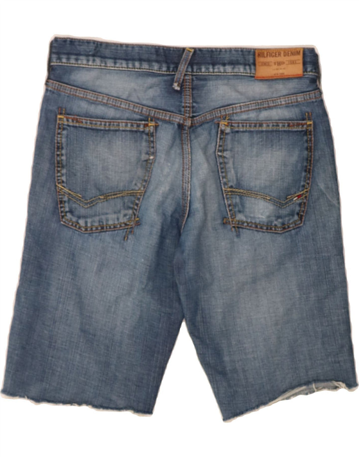 TOMMY HILFIGER Mens Denim Shorts W30 Medium Blue Cotton Vintage Tommy Hilfiger and Second-Hand Tommy Hilfiger from Messina Hembry 