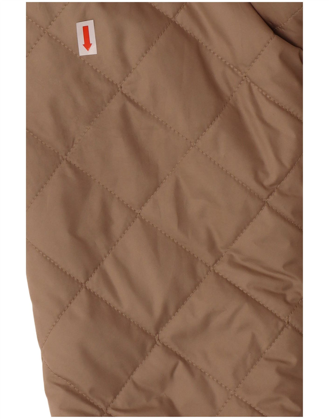 HOLLISTER Veste matelassée à capuche pour femme UK 10 Small Beige Polyester