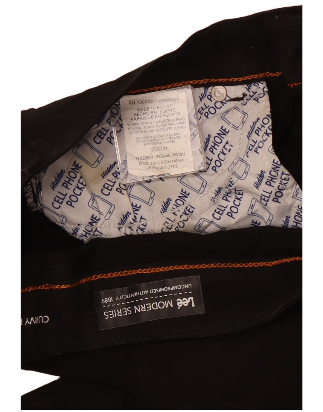 LEE Pantalon décontracté Bootcut pour femme série moderne US 10 Large W30 L31 Noir