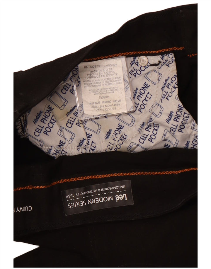 LEE Pantalon décontracté Bootcut pour femme série moderne US 10 Large W30 L31 Noir