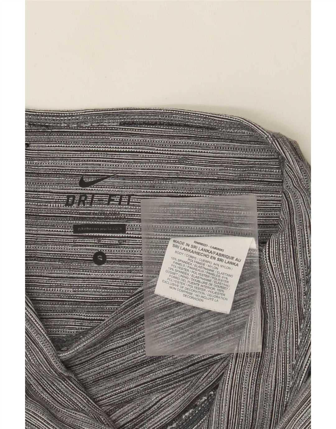 Nike Legging Dri Fit pour femme UK 8 Small Gris Colorblock Nylon
