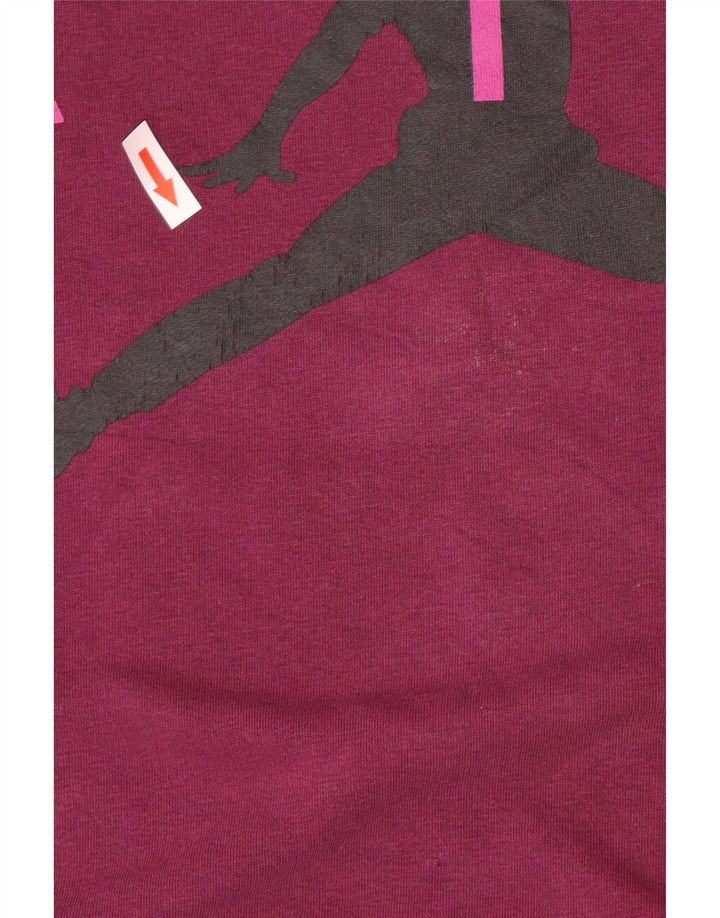 Jordan Sweat-shirt graphique pour homme en coton violet moyen