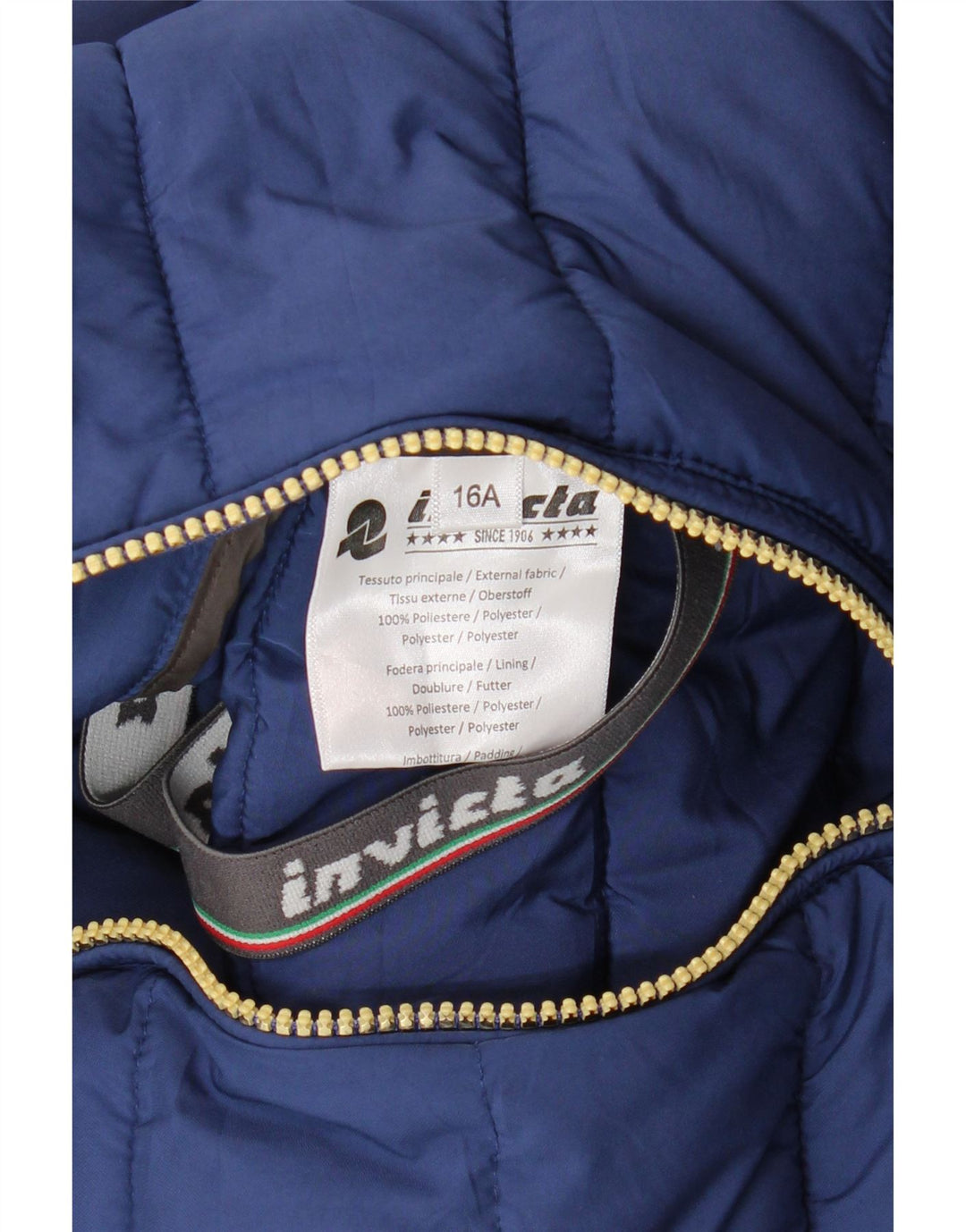 Invicta Veste matelassée à capuche fille 15-16 ans Bleu marine Polyester
