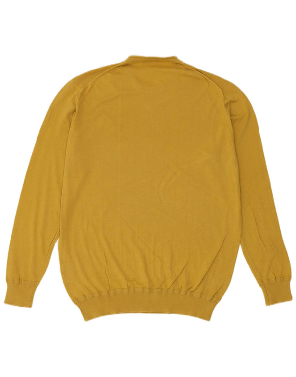 Harmont & Blaine Pull col rond homme XL coton jaune