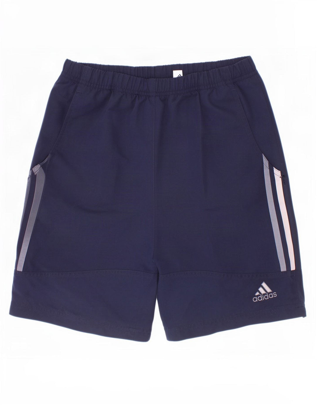 Adidas Short de Sport Garçon 11-12 Ans Bleu Marine Polyester