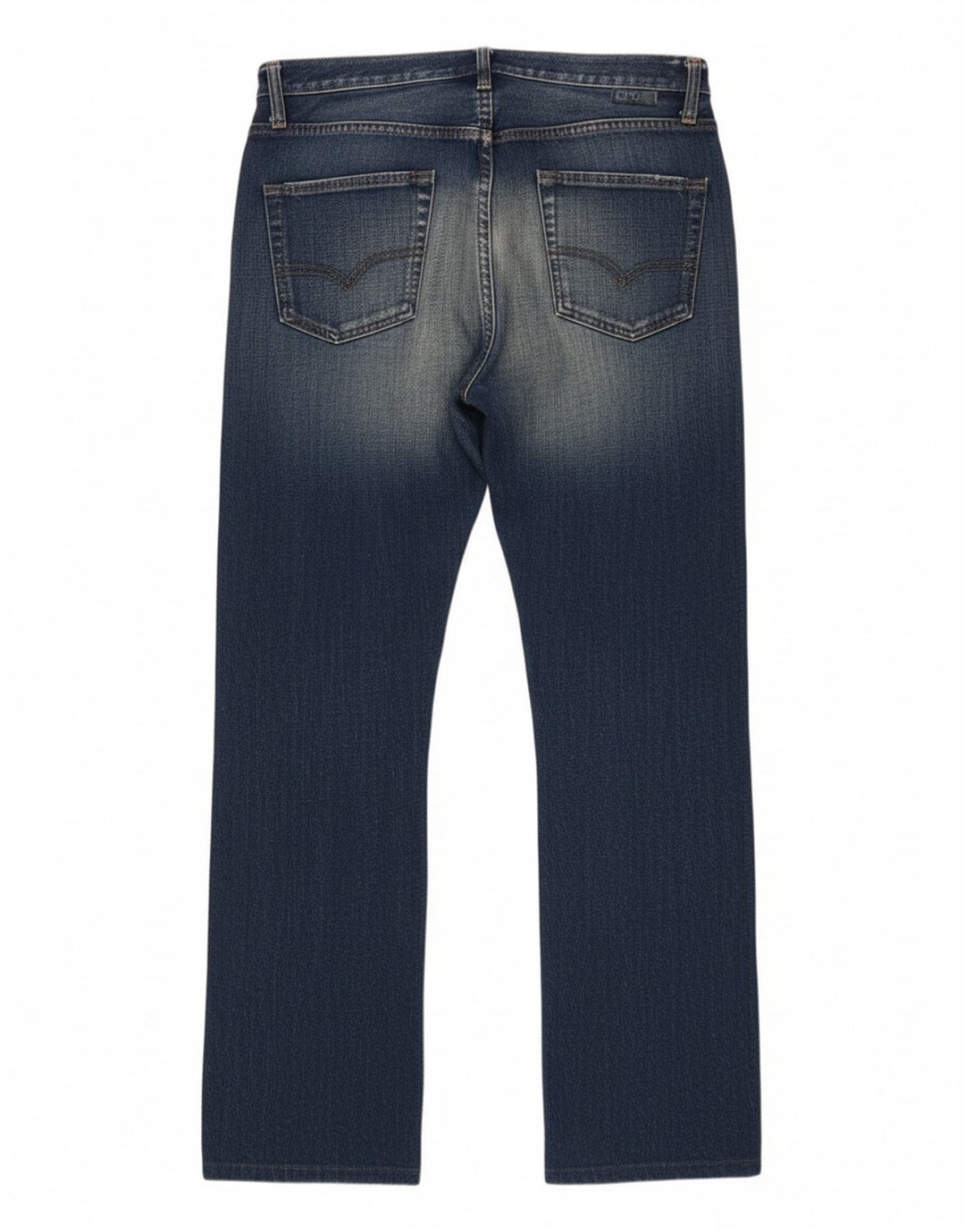 Replay Jean droit femme W29 L32 bleu marine coton