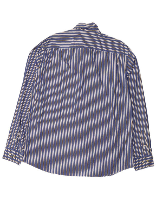Massimo Dutti Chemise Homme 2XL Bleu Rayé