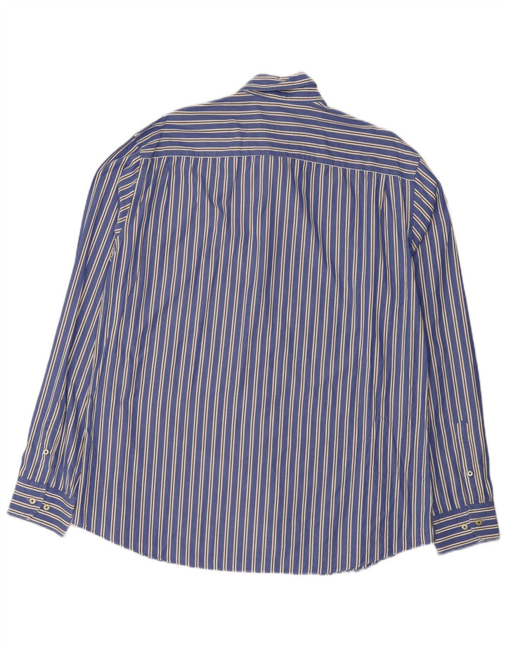 Massimo Dutti Chemise Homme 2XL Bleu Rayé