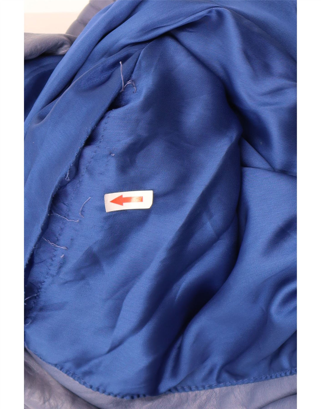 veste en cuir surdimensionnée femme vintage EU 40 Bleu moyen