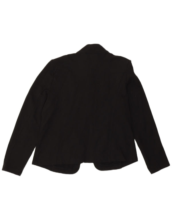 Tommy Hilfiger Cardigan Femme Top UK 18 XL Noir Coton