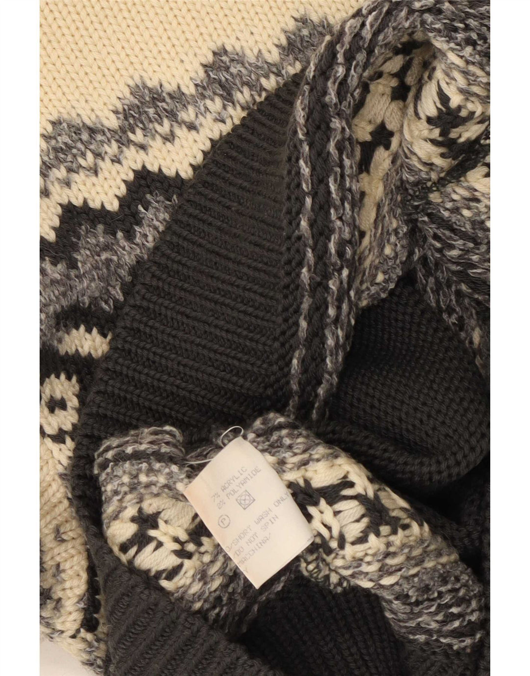 Silvy Pull col rond pour homme IT 48 Medium multicolore Fair Isle