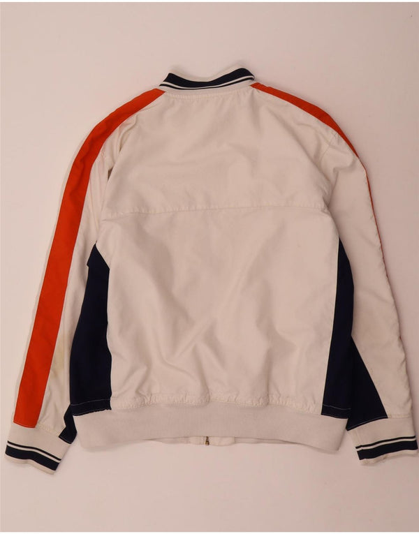 Nike Veste de survêtement pour homme UK 45/47 XL Blanc Colorblock Polyester
