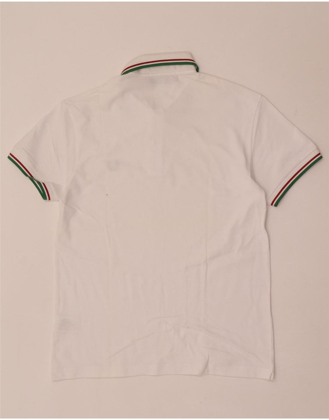 Fred Perry Polo Léger et Stretch Homme Blanc Moyen Coton