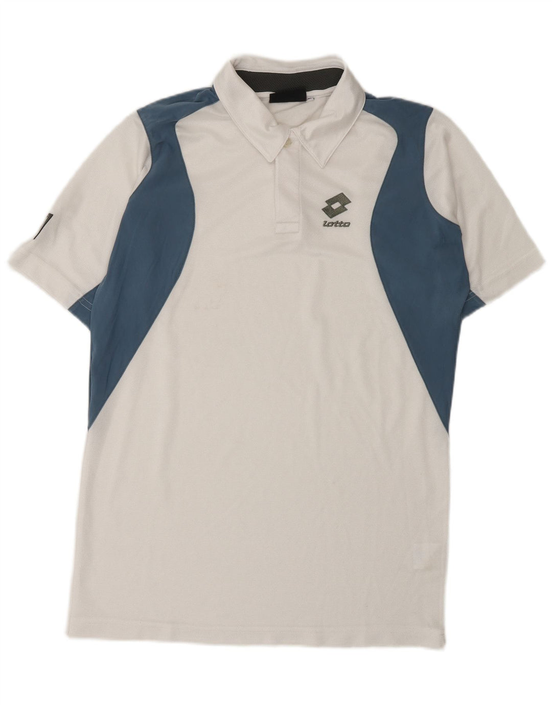 LOTTO Polo Homme XL Blanc Colorblock Polyester