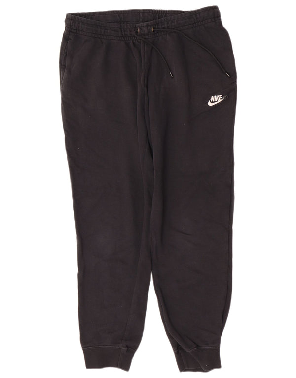 Nike Pantalon de survêtement pour femme Joggers UK 14 Large Noir Coton
