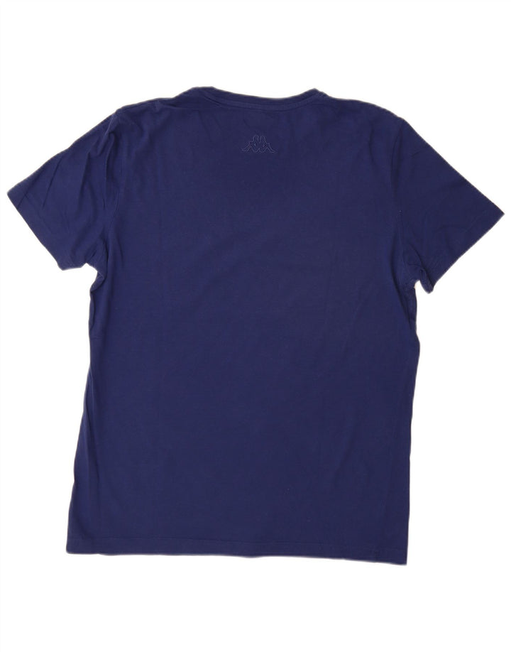 KAPPA T-Shirt Graphique Homme XL Bleu Marine