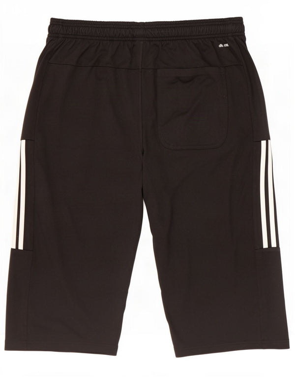Adidas Hommes Climalite Bermuda Sport Short Grand Noir Polyester