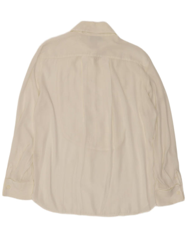 ENJOY Chemise pull coupe ample pour femme UK 14 Polyester blanc moyen