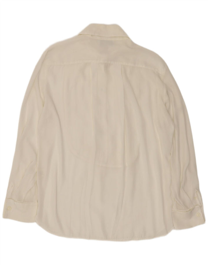 ENJOY Chemise pull coupe ample pour femme UK 14 Polyester blanc moyen