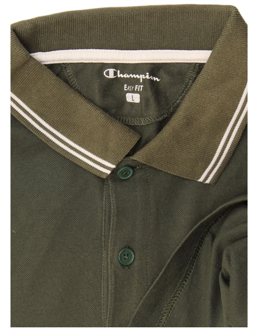 Champion Polo Easy Fit Homme Kaki Large