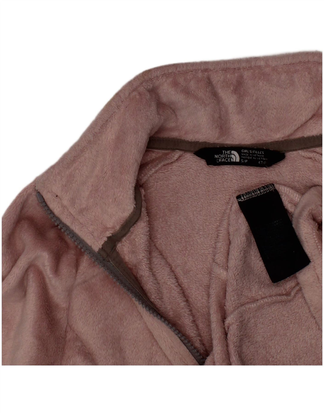 THE NORTH FACE Veste Polaire Filles 7-8 ans Petit Rose Polyester
