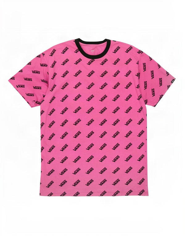 Vans T-shirt graphique pour hommes, grand coton rose