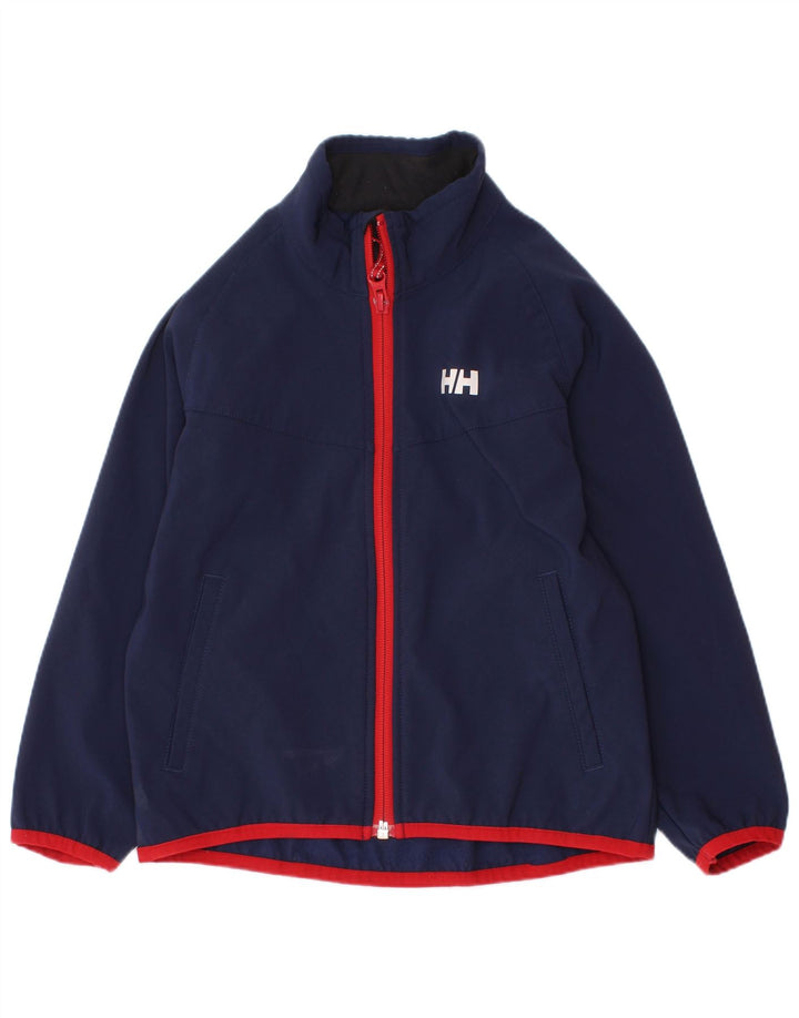 Helly Hansen Veste de survêtement pour garçon 3-4 ans Bleu marine Polyamide